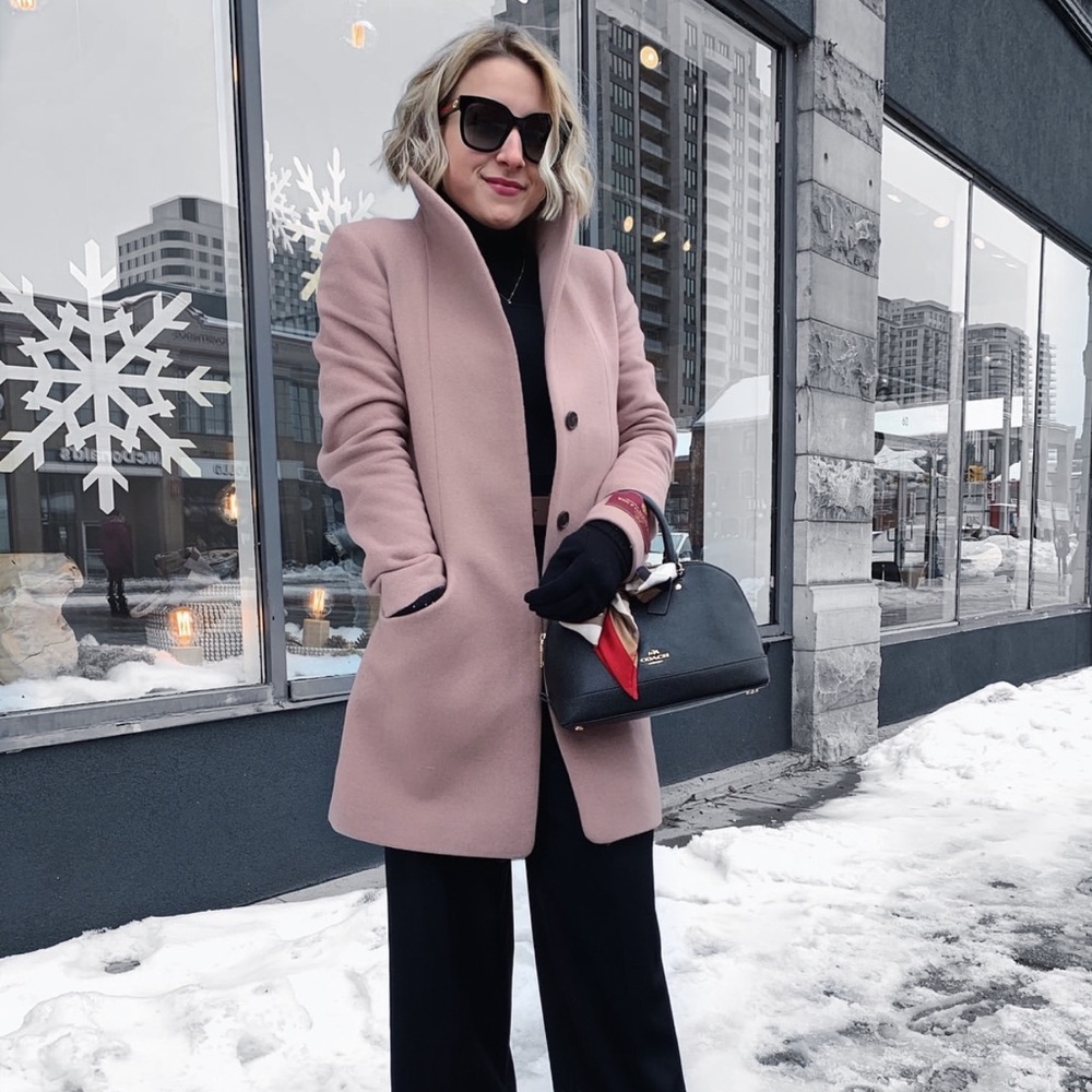 Pink Cocoon Coat